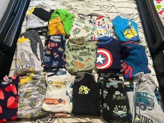 16 Pairs Of Size 10 Boys Pajamas