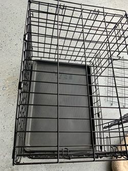 You & Me Wire Dog Crate with Bed and Divider 24” in by 17’ by 20”