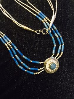Beautiful silver necklace
