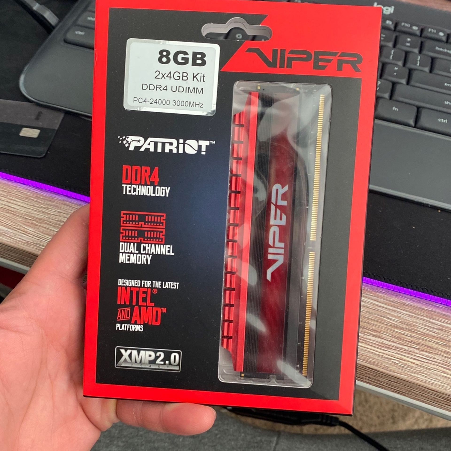 Patriot viper DDR4 8gb Ram