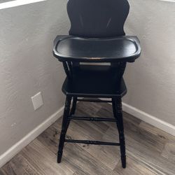 Antique Wooden High Chair