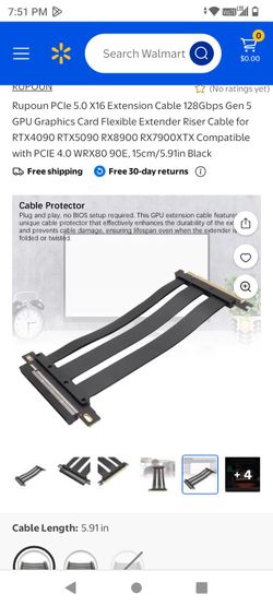 PCIe x16 Riser cable