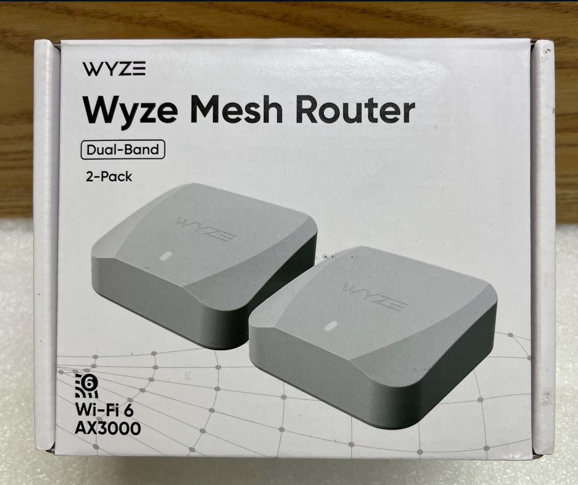 Wyze 2-PACK AX3000 Dual-Band Wi-Fi 6 Mesh Router System