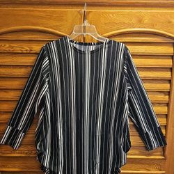 WOMENS XL STRIPED TOP