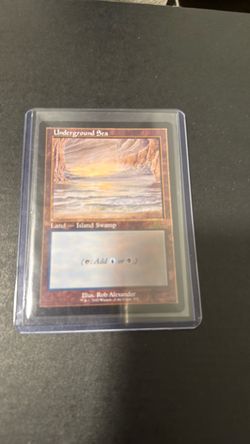 MTG Underground Sea Land Card