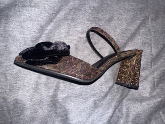 Female low square heels