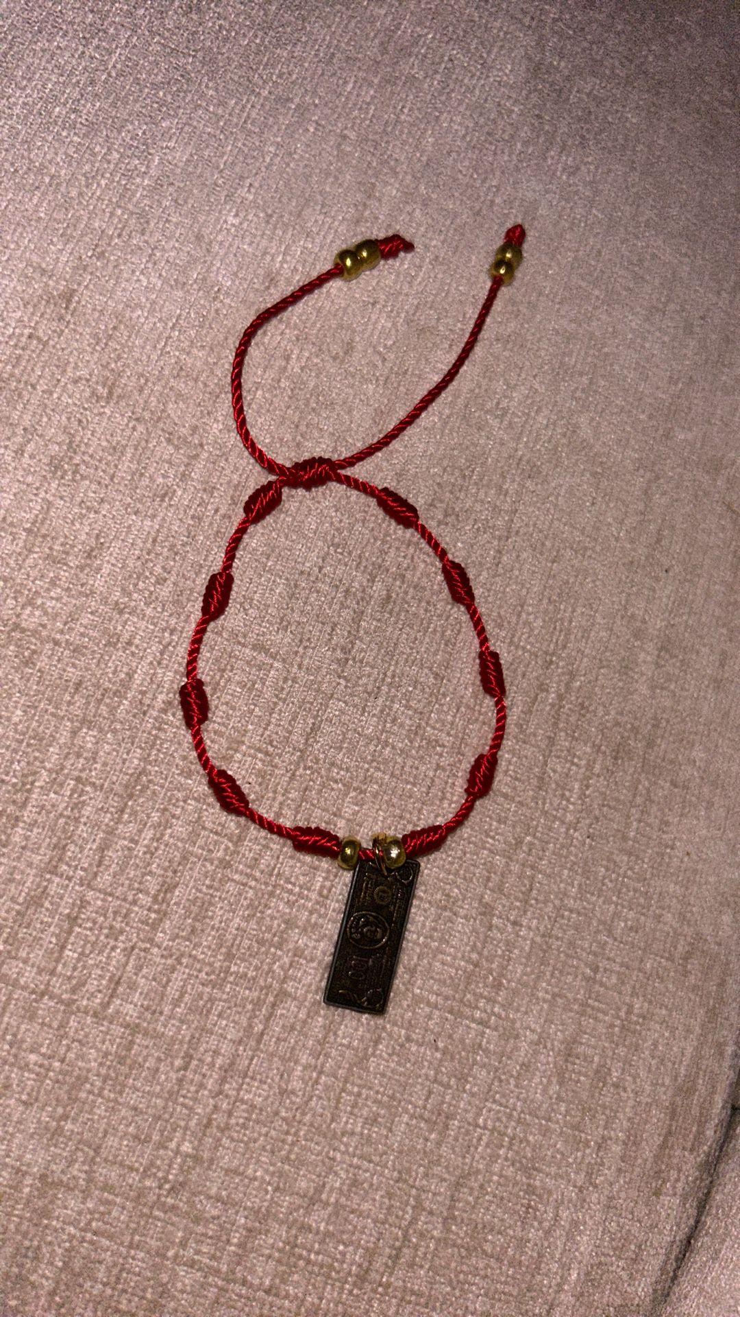 dollar charm bracelet