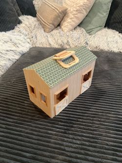 Melissa & Doug Wooden Horse Stable Toy & animals