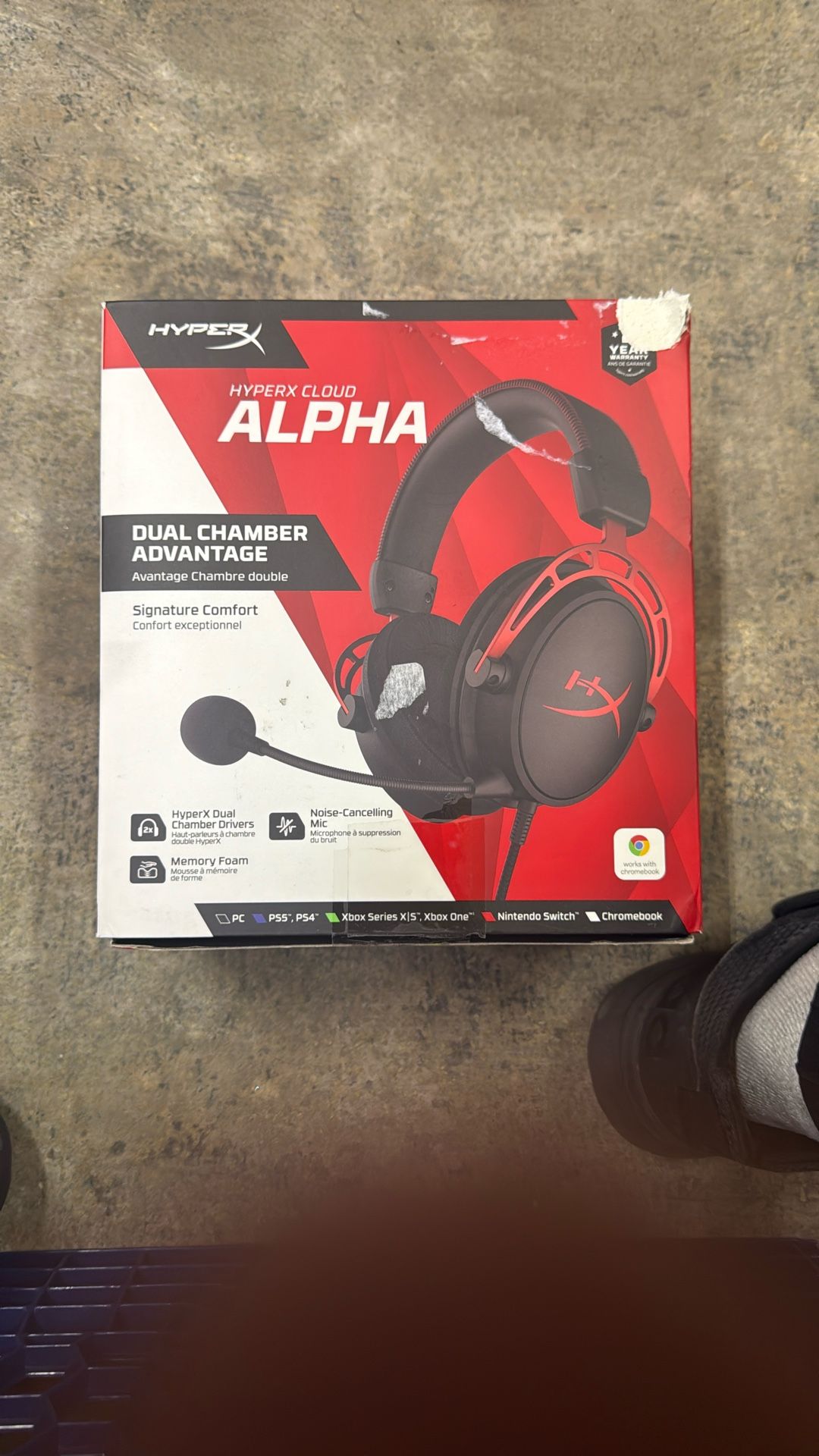 HyperX cloud alpha headset