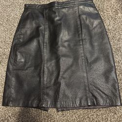 Leather Skirt