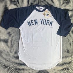 Rare Vintage 1998 Adidas New York Yankees MLB Shirt Sz L NWT