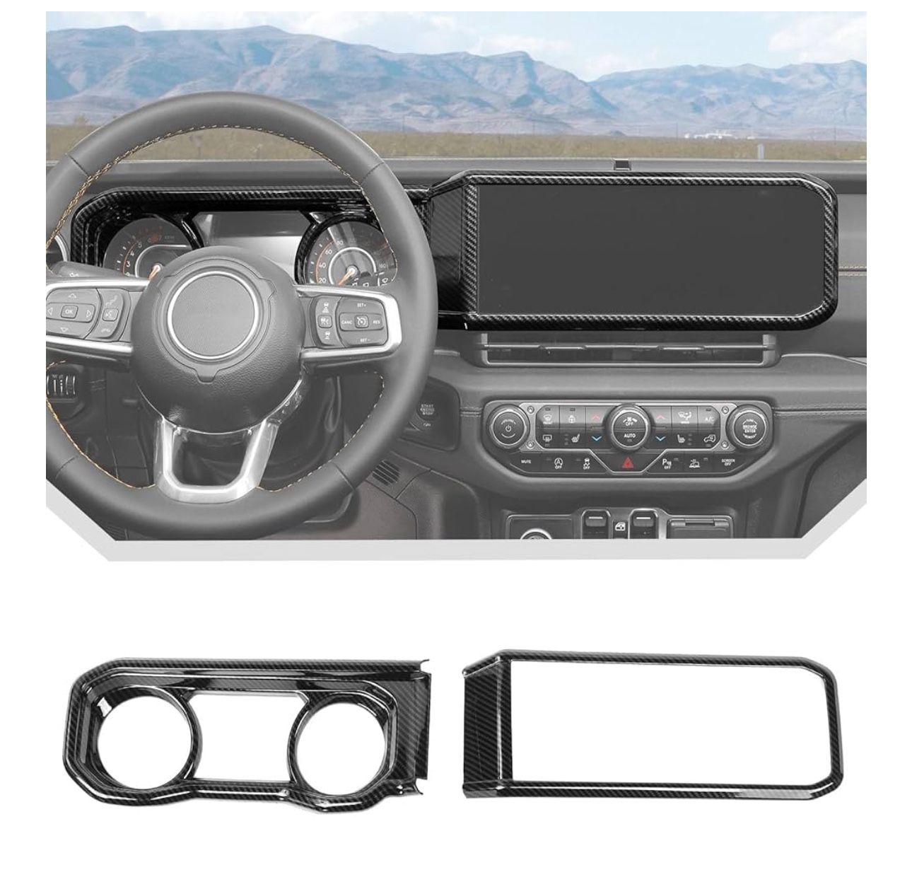 Interior Center Console Dashboard Trim