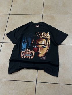 Vintage Naruto Sasuke Graphic T-shirt Medium