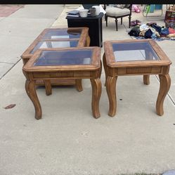 Coffee Table With Side Tables