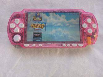 CLEARPINK/WHITE * PSP * WITH 5,000 GAMES