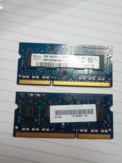SK Hynix 2x2gb DDR3 laptop memory