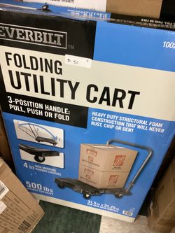 Everbilt Folding Utility Cart 500 lbs