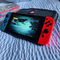 Nintendo Switch OLED With Joystick Attachments