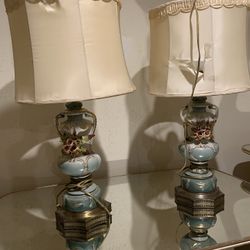 Antique Porcelain Lamps - Price Firm!!