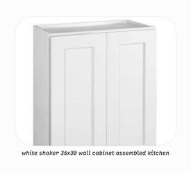 36" x 30" Shaker White Wall Cabinet (Brand New in Box)