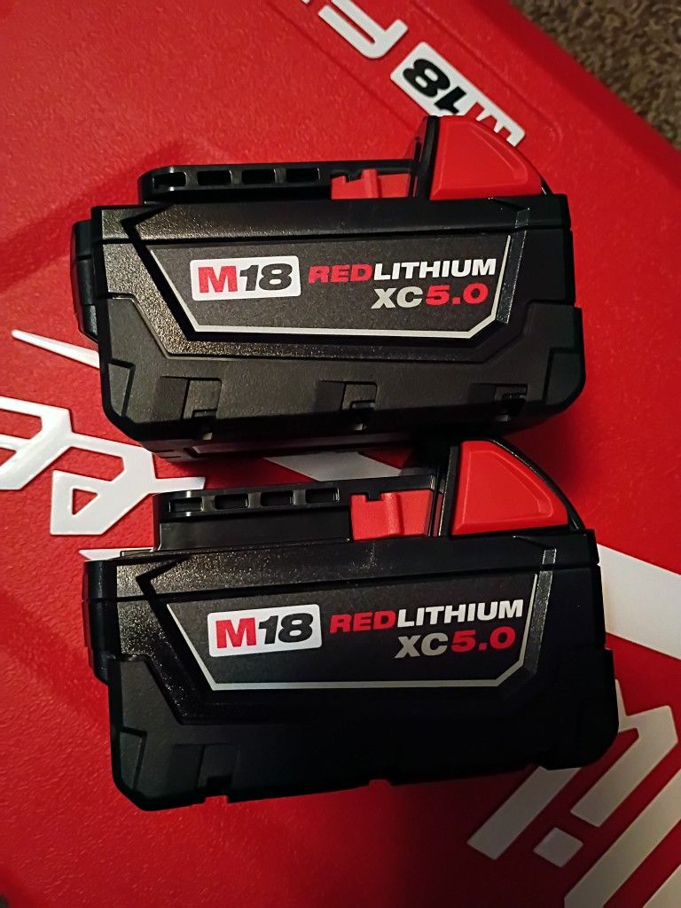 MILWAUKEE M18 BATTERIES 5.0