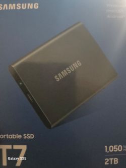 Samsung T7 portable SSD