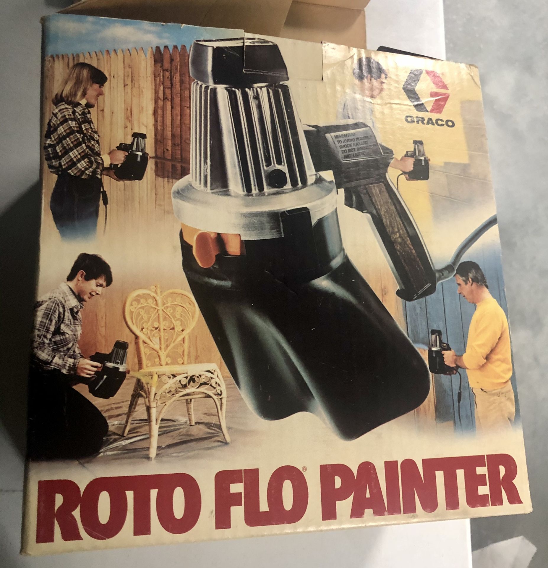 Roto Flo Painter vintage W/ Box