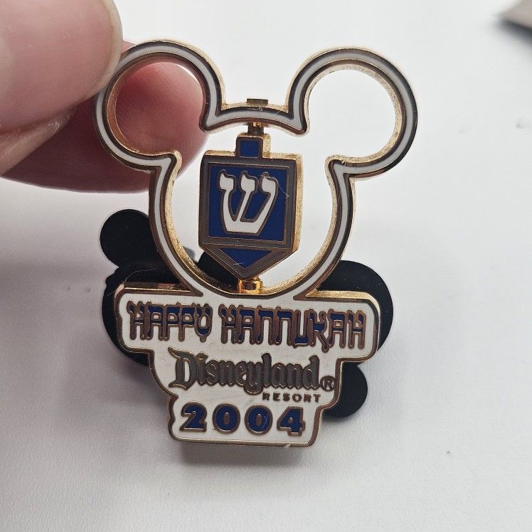 2004- Disney Happy Hannukah Mickey Ears Pin