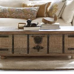 Pottery and Barn Kaplan coffee table