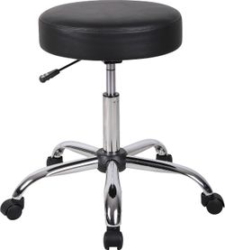Brand New - Boss Office Medical / Spa Adjustable Rolling Stool (Black)