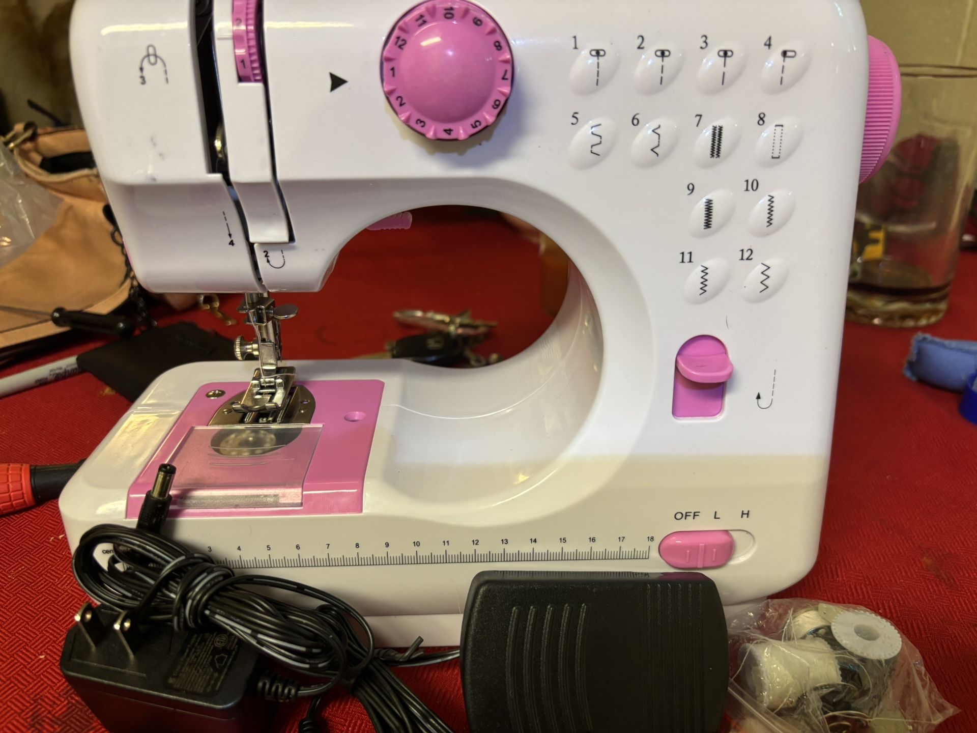 Little Girls Sewing Machine