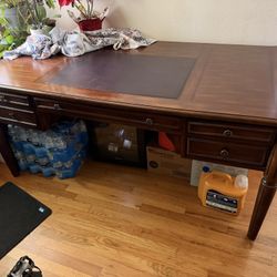 KAEDEN Wide Rich Walnut Desk