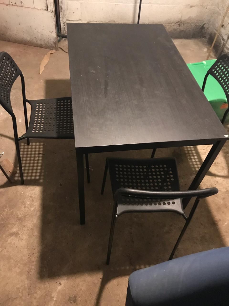 Ikea table with four chairs