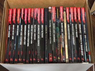 Dungeons and Dragons book collection