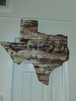 Texas Rustic Wood Wall Hanging