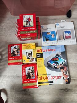 Photo paper haul!
