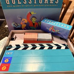 Vintage 1990 Milton Bradley Guesstures Game Like New