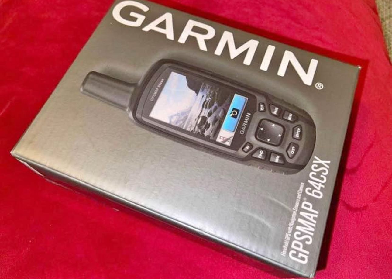 ‏NEW Garmin GPSMAP 64csx Handheld GPS with Altimeter Compass 8 MP Camera And Navigation Sensors