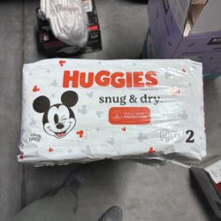 Huggies Snug & Dry Diapers Size 2 