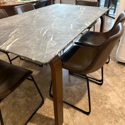 Dinner table and chairs