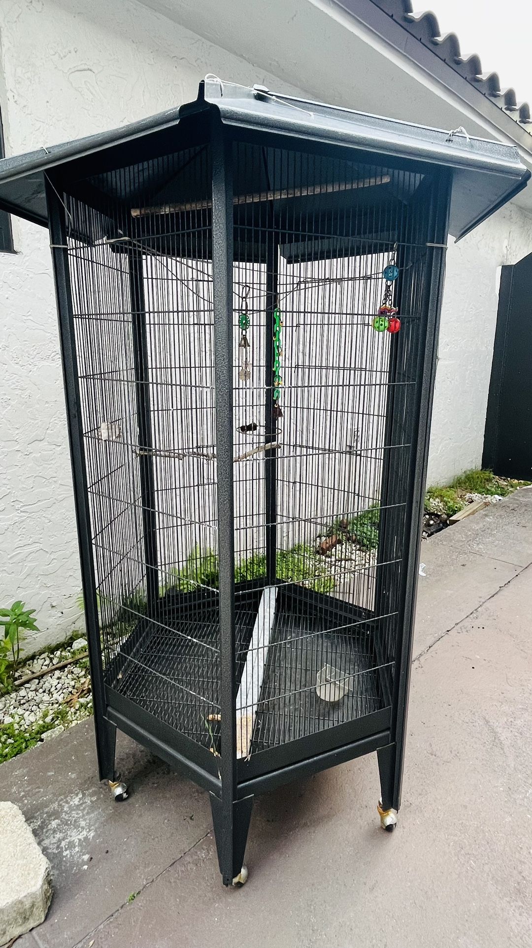 Iron Birdcage  Extra large with wheels / Jaula  extra large 