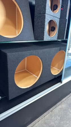 Dual 12 inch subwoofer box