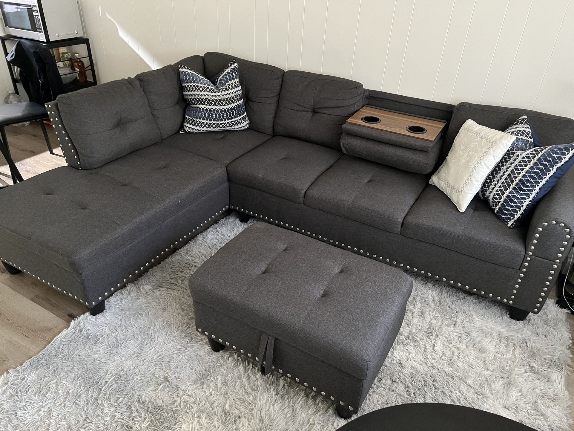 Gray Sectional Couch