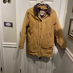 Ladies Size Small Woolrich Wool Lined Rugged Outdoorwear Field Coat