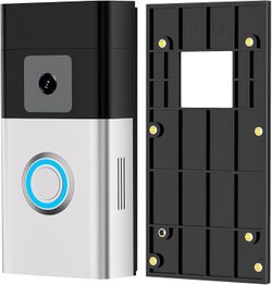 No-Drill Adhesive Video Doorbell Mount Compatible with Ring Wireless Video Doorbell 1/2/3/3 Plus/4/