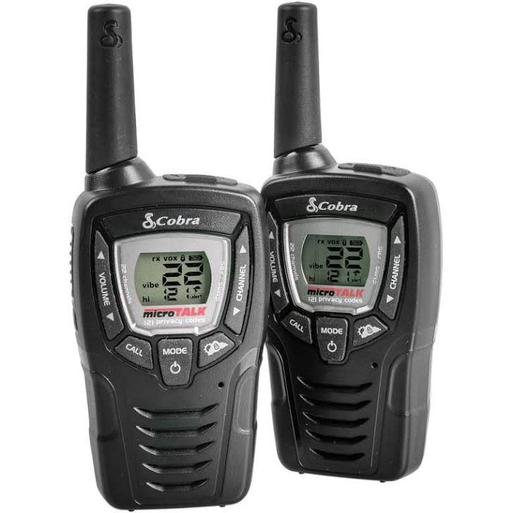 New Cobra 23 Mile Range 2-Way Radio Walkie Talkies
