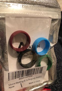 Brand New Silicone Rings