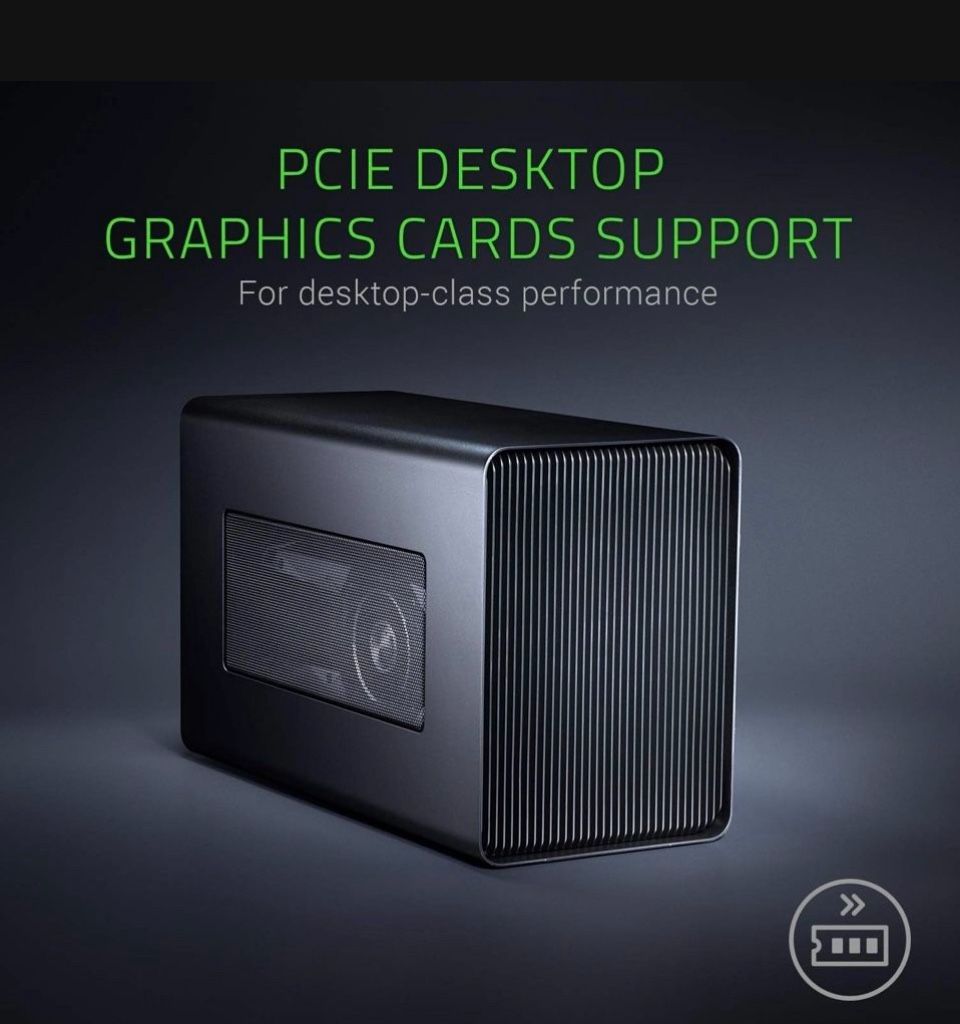 Razer Core X Aluminum External GPU Enclosure (NEW/NEVER USED)