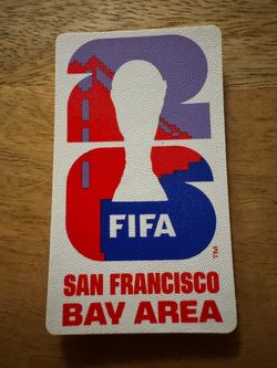 FIFA World Cup 2026 Volunteer San Francisco Bay area large Patch New