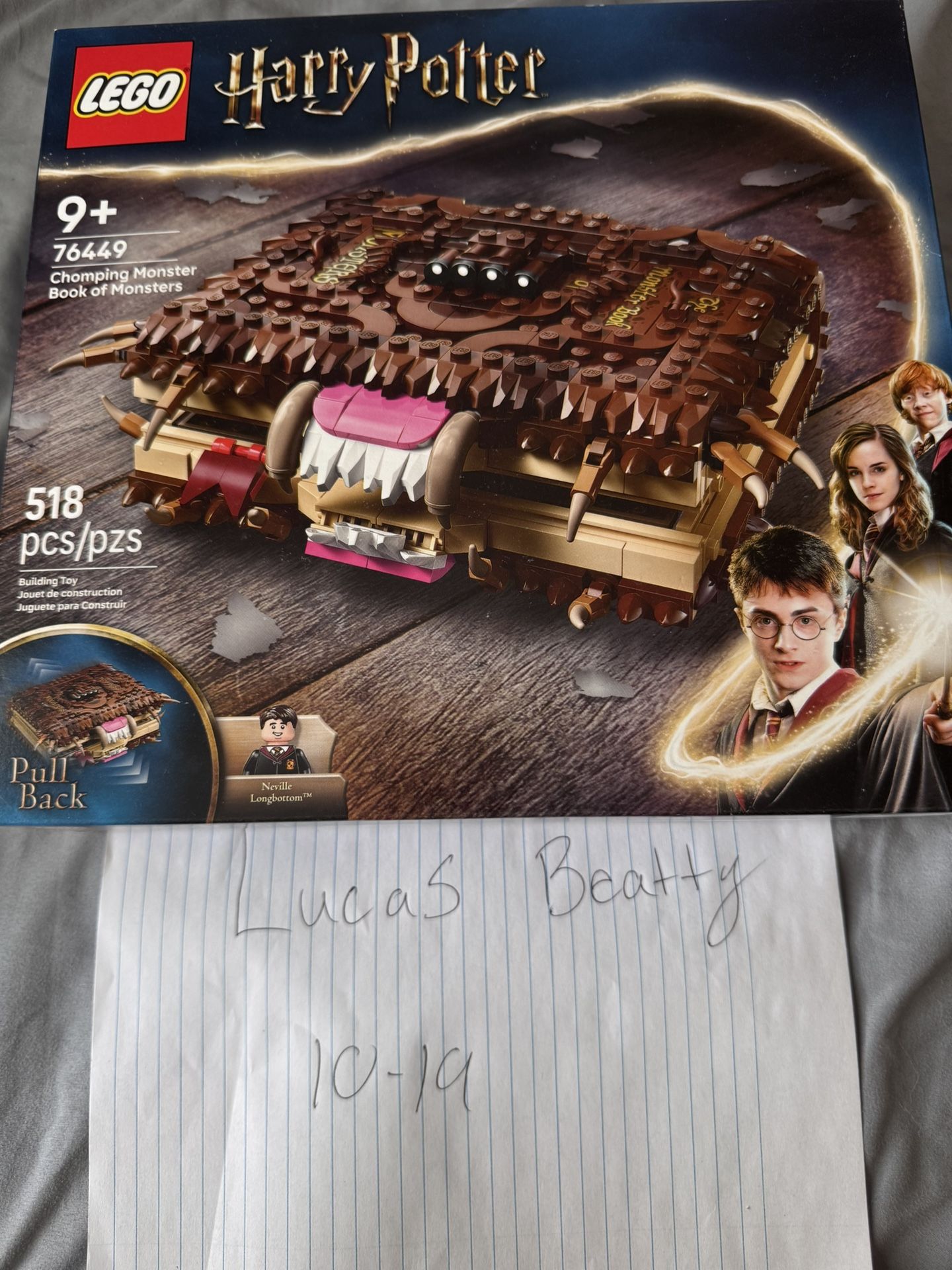 Lego 76449 - Chomping Monster Book Of Monsters